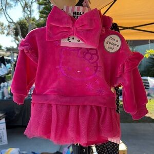 Hello Kitty Fuchsia Dress with Bow